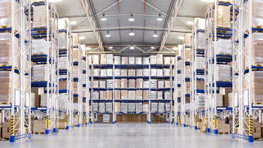 Großflächiger Industrieboden im LIDL Logistikzentrum Herne zur Nutzung als Logistikfläche.